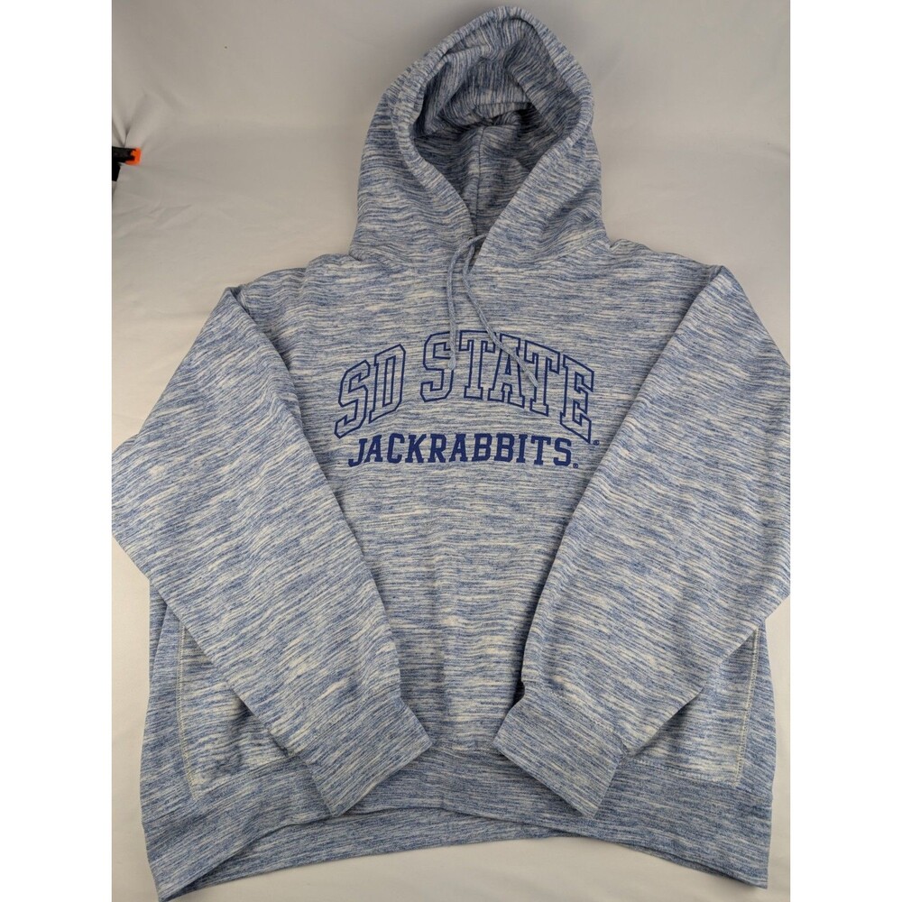 Men's XXL Pro Weave South Dakota State Jackrabbits SDSU Hooded Sweater Blue 2XL